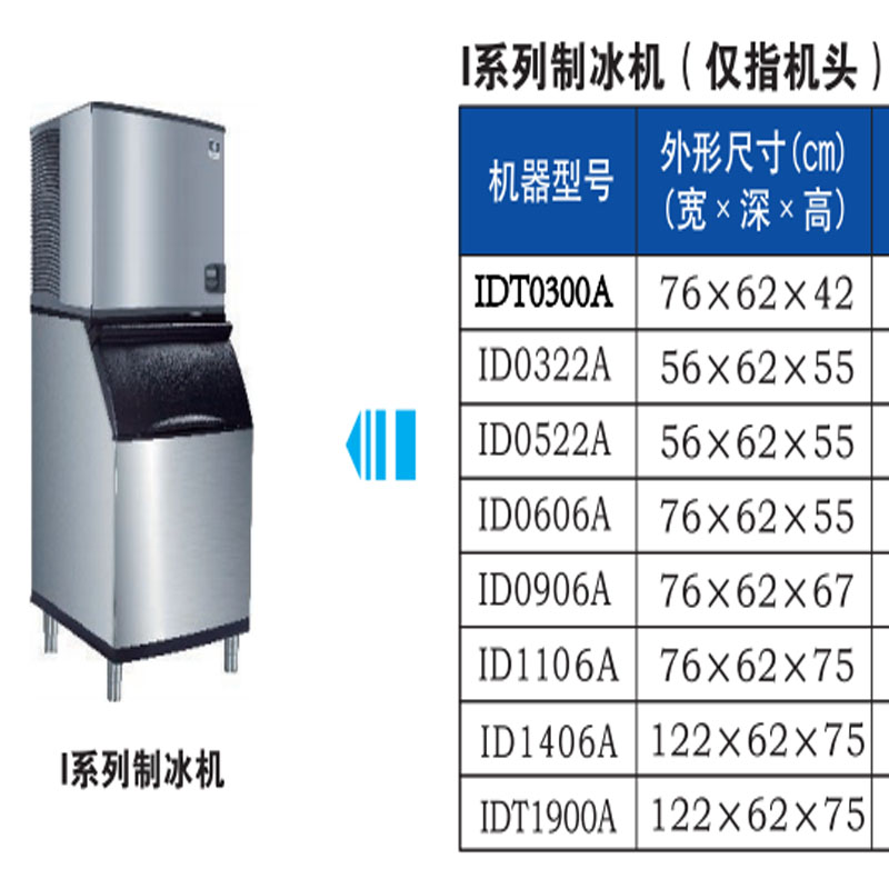 Wanlido ice maker full series of ice cubes, snow flakes, ice blocks, octagonal ice, round ice, Haobo Cash on delivery