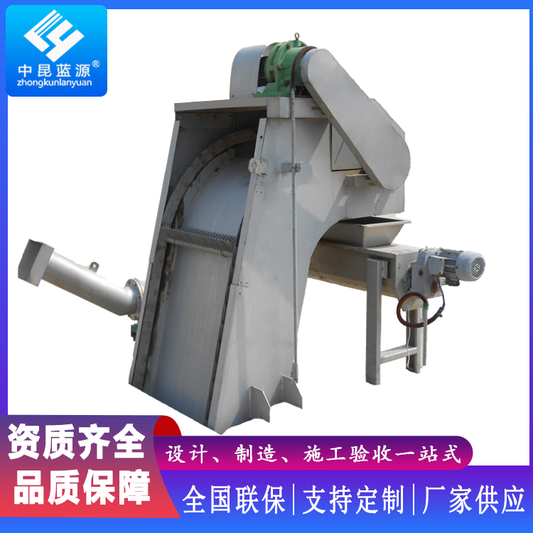 Large stainless steel grille cleaning machine Rotary rake tooth grille cleaning machine Mechanical grille machine