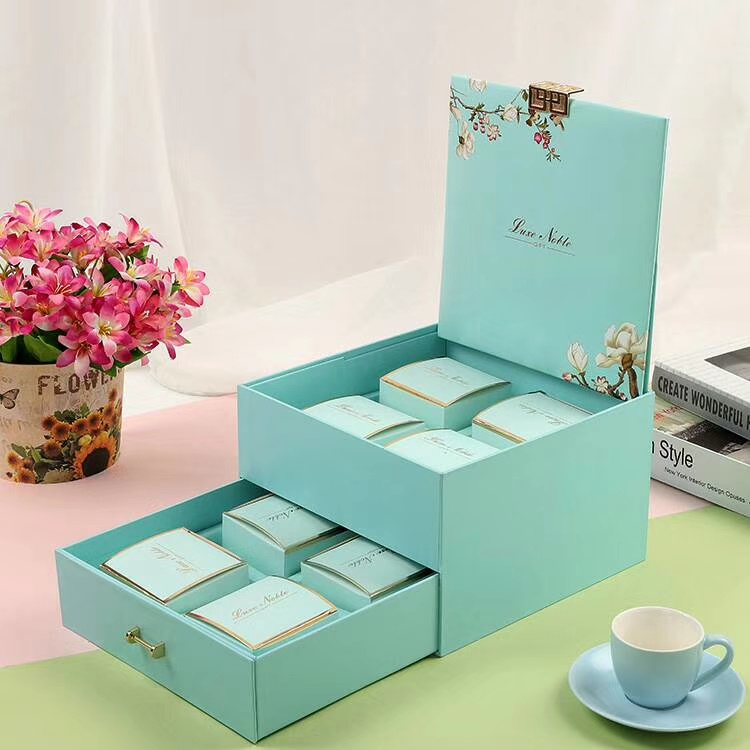 High end mooncake gift box, customized mooncake packaging box, cardboard color box, printing, customized Mid Autumn Festival Cantonese mooncake box