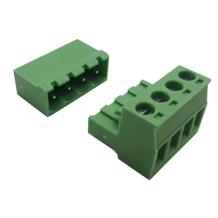 Hongyi 5.08mm spacing plug-in PCB wiring terminal plug socket for elevator control