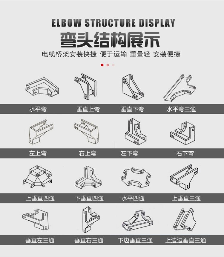 Pull-extrusion integrated forming trough type anti-corrosion cable tray ladder type fiberglass cable tray