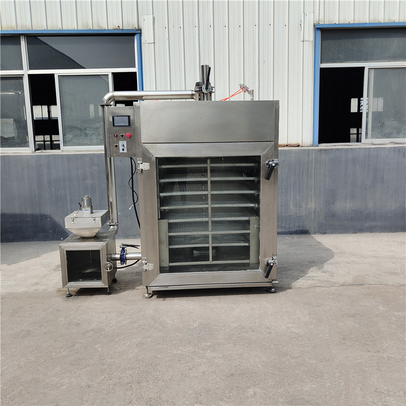 Electric heating multifunctional smoking furnace, roasted chicken sugar smoking machine, commercial scallop drying machine, red sausage steaming and coloring equipment