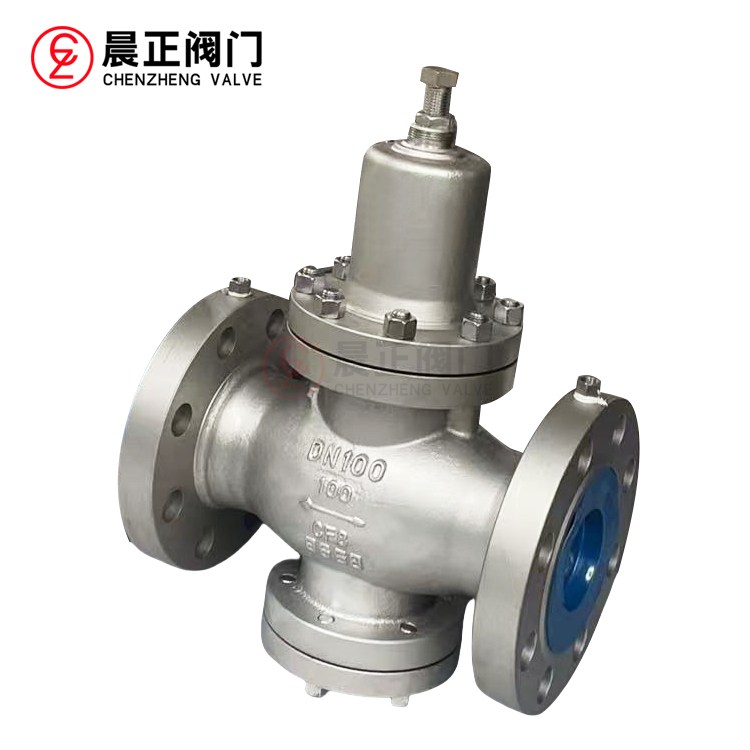 晨正阀门 规格齐全 Y42X-16P DN100 304不锈钢蒸汽减压阀 活塞式