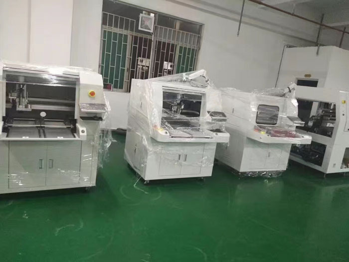 Offline dual station curve dividing machine automatic detection of tool breakage MARK automatic alignment