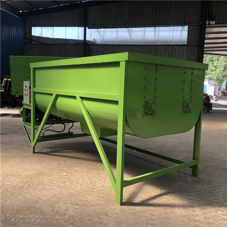 TMR full ration feed mixer, cattle raising and grass mixing machine, horizontal feed mixer