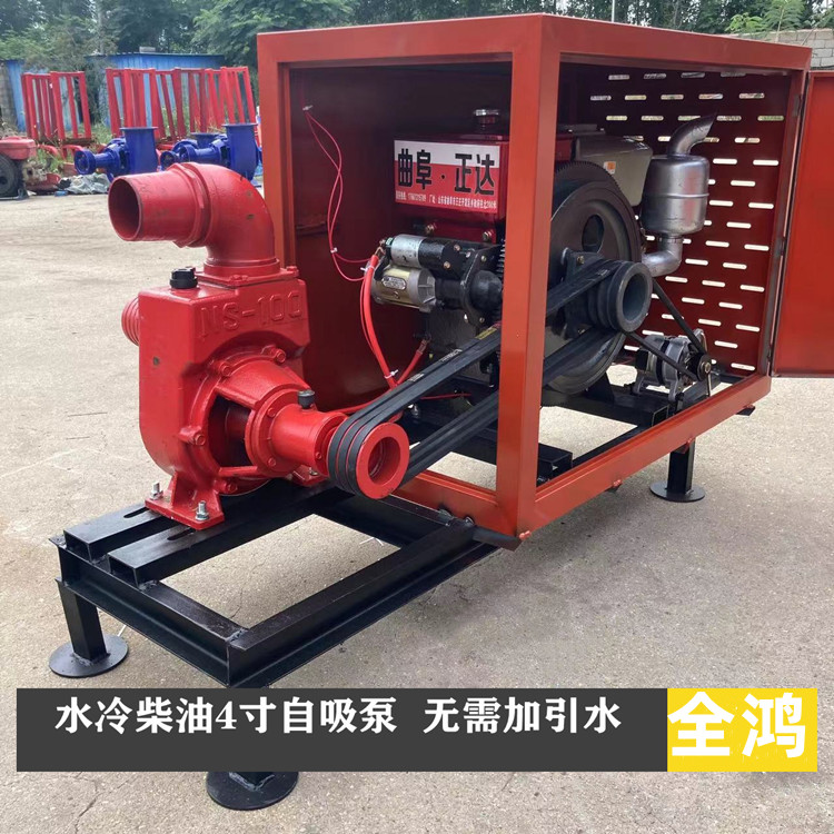 Urban drainage self priming sewage pump cast iron 8-inch large pump body irrigation pump mobile flood prevention centrifugal pump