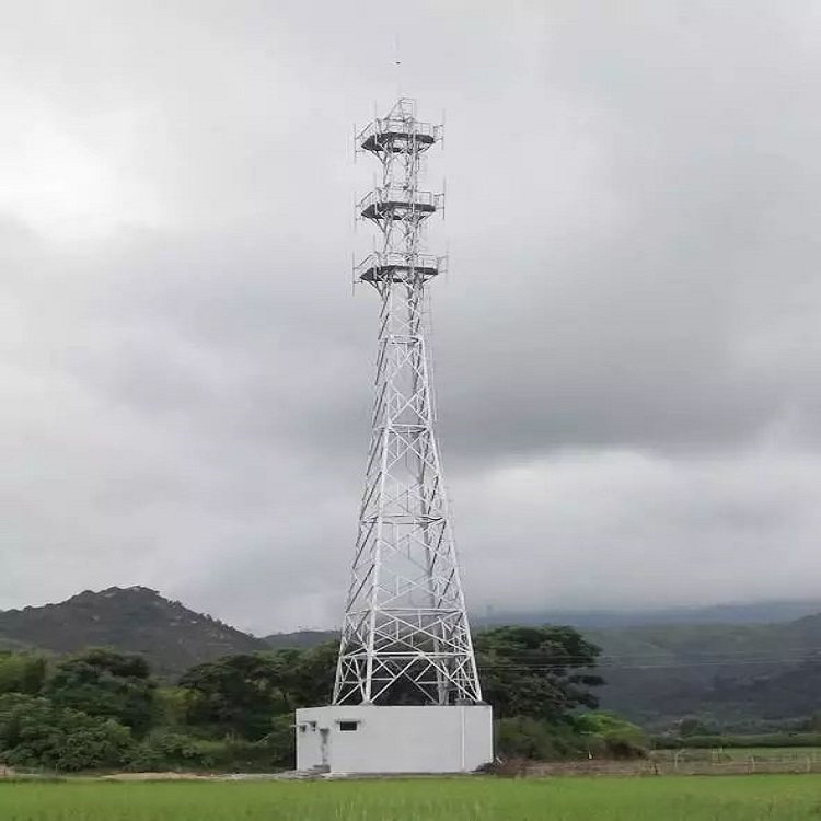 钢制美观5G通讯塔定制 消防训练专用 热镀锌防腐处理