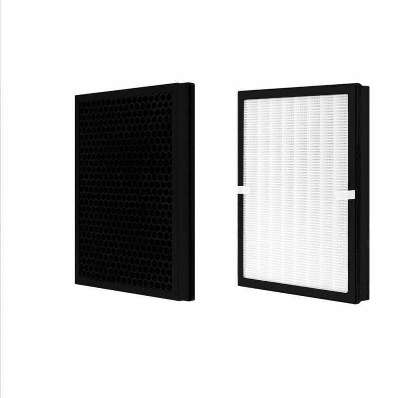 HEPA activated carbon composite filter element