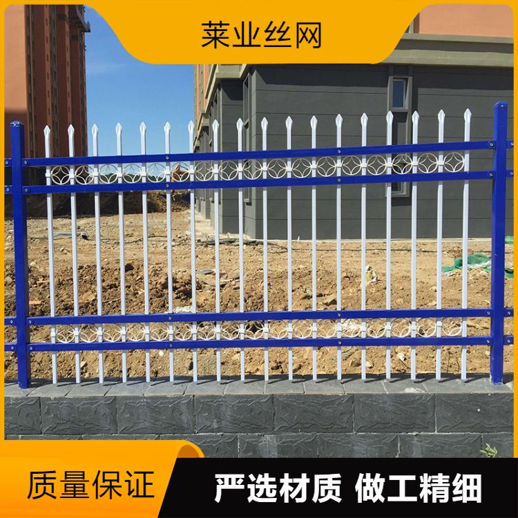 生产 小区工厂围栏 铁艺栏杆 d型锌钢护栏 锌钢护栏围栏 厂家