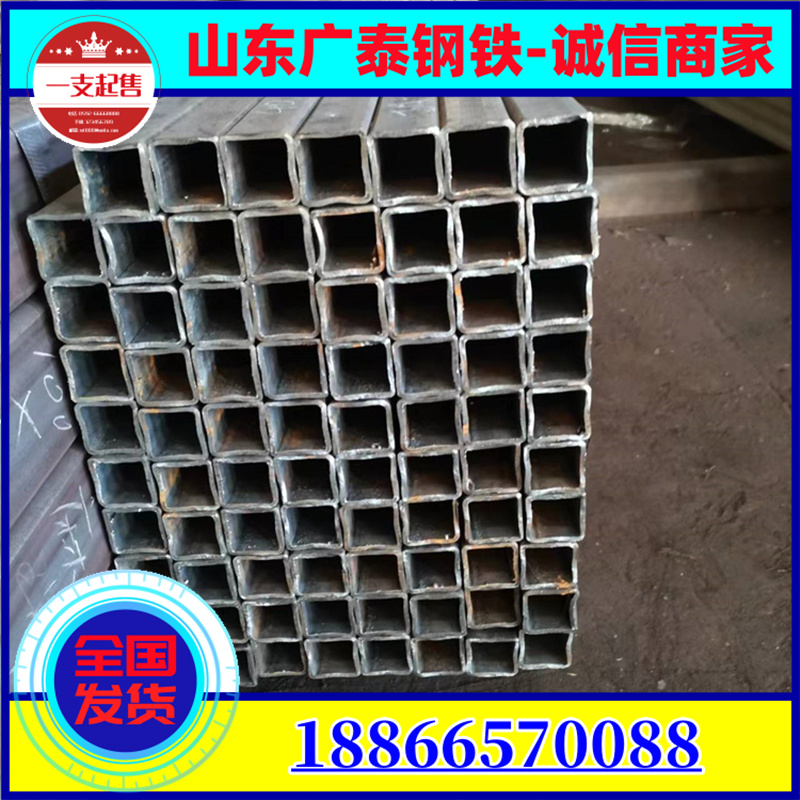 National standard Q355B low alloy square tube 16MN rectangular tube large diameter thick wall hot-dip galvanized square tube