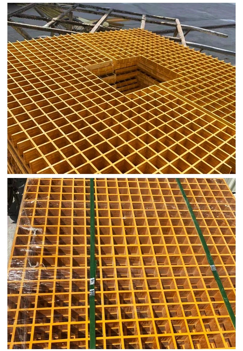 Zhanrui fiberglass grating board, tree grating, photovoltaic power generation walkway board, drainage ditch cover plate, 38 thick, corrosion-resistant