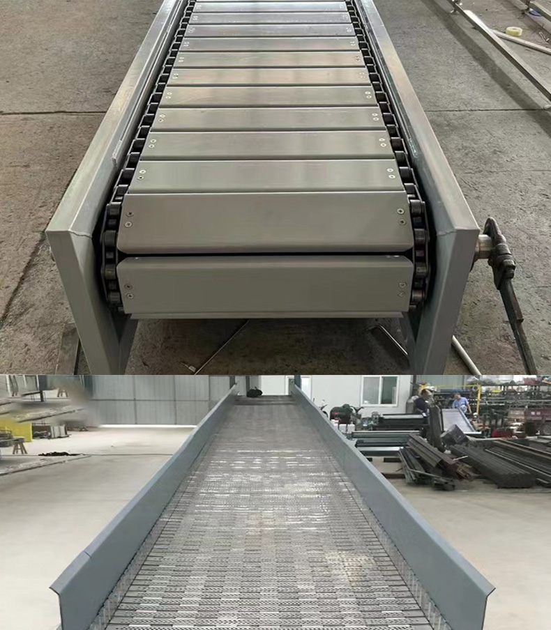 Chain conveyor, high-temperature resistant production line, chain conveyor, stainless steel flat top chain conveyor