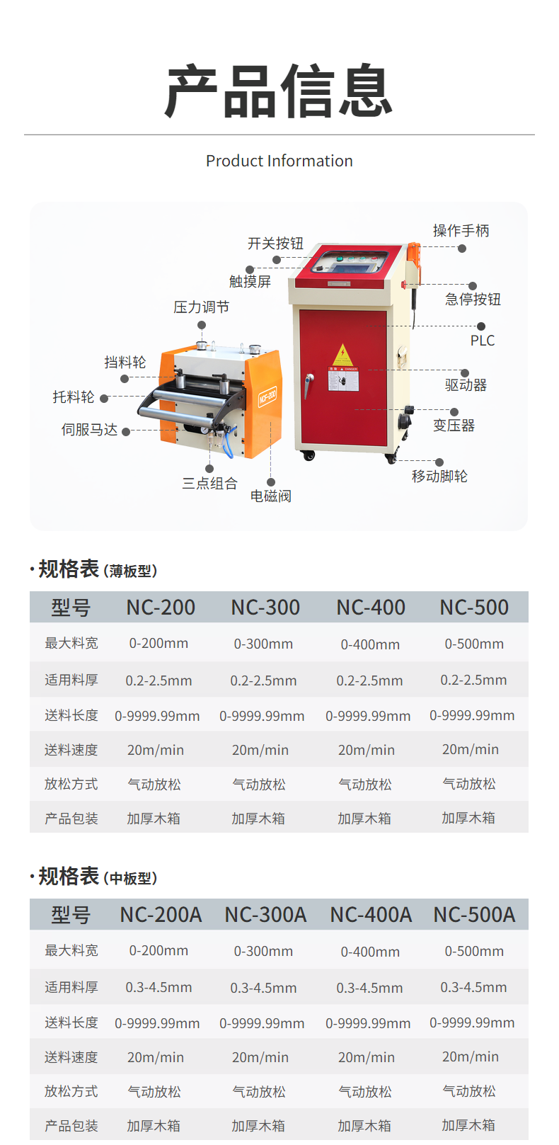 Punching automation equipment, hardware stamping feeder, NC servo feeder