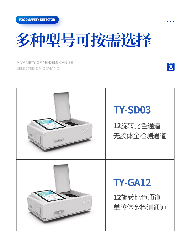 Food and Drug Testing Instrument Tianhong Food Safety Inspection and Testing Equipment TH-GA12B