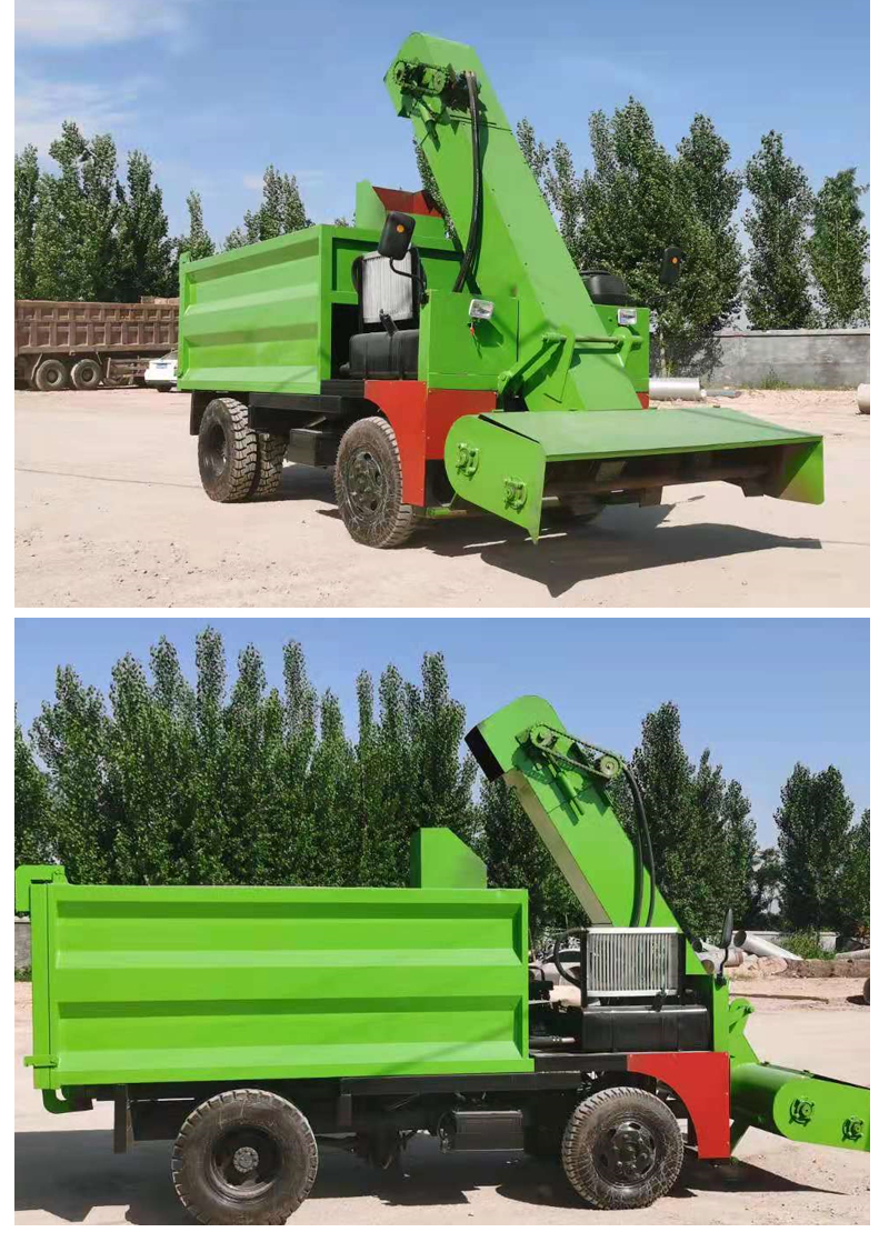 Cleaning cow manure with a manure truck, fully automatic manure cleaning machine, animal husbandry, three wheel manure removal machine