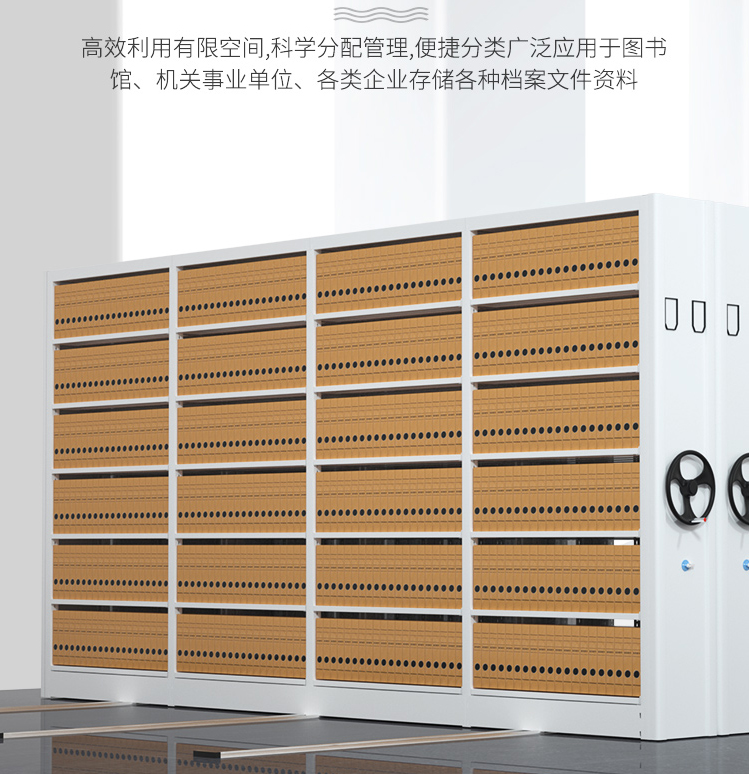 Computer controlled track dense cabinet file dense rack data cabinet appearance electrostatic spray molding