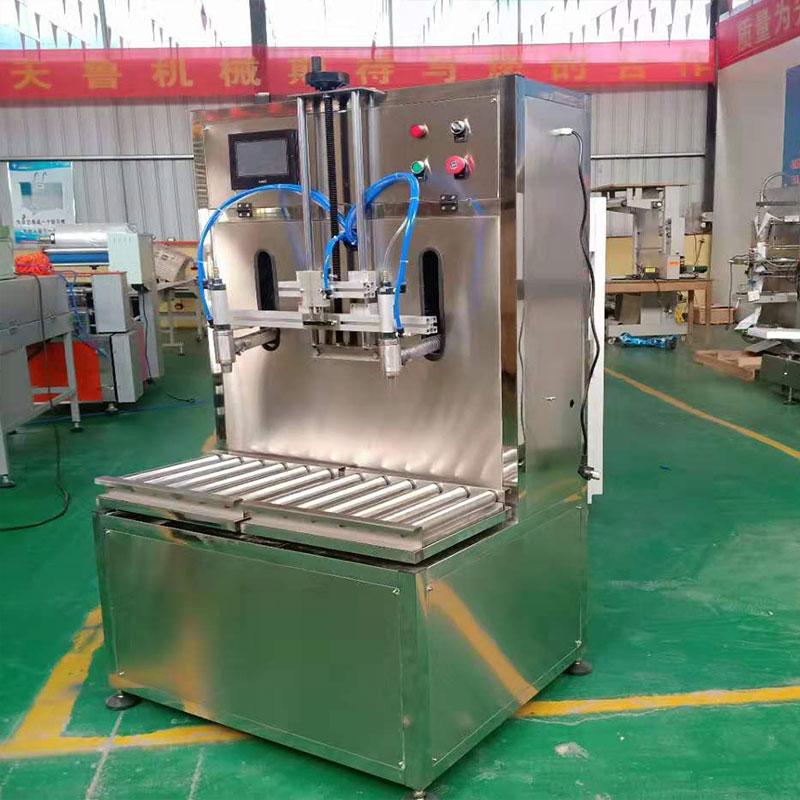 Sufficient supply of juice weighing and filling machine Tianlu TLCG soda water filling machinery