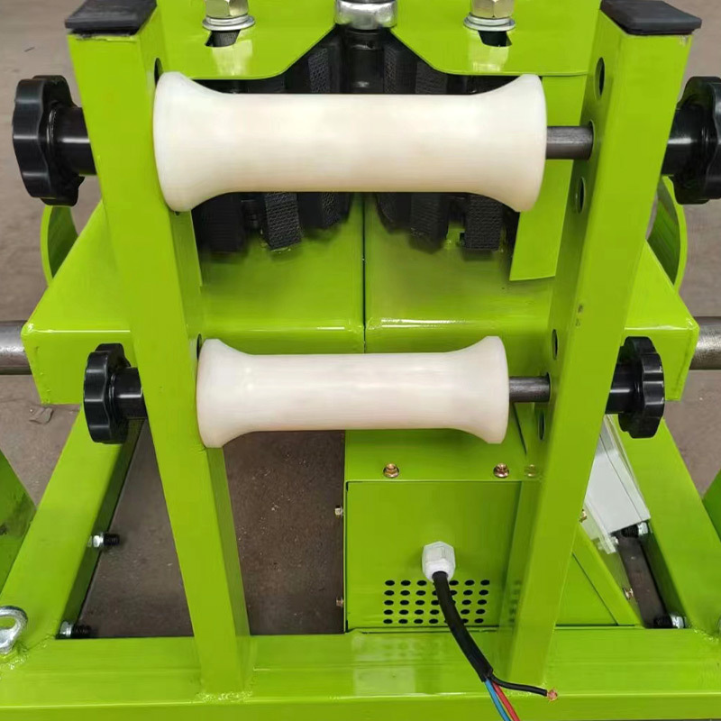 Intelligent cable conveyor power construction cable laying machine high-power cable conveyor rubber block wear-resistant