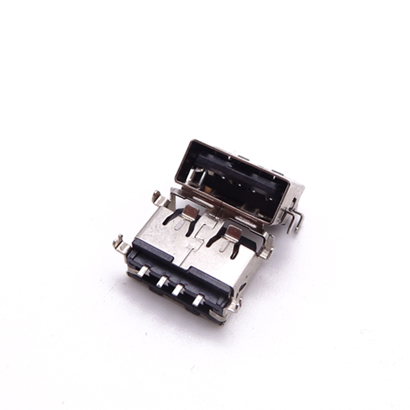 Jixing Precision USB Short Body Mother Seat Connector Sink Plate Four Pin Plug Board Circuit Board Charging Port