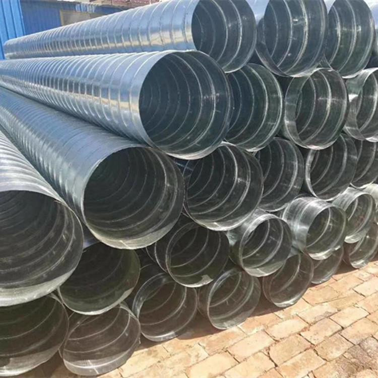 Polyurethane overhead insulation pipe wrapped with fiberglass insulation steel pipe, self processed with Meihao galvanized iron sheet