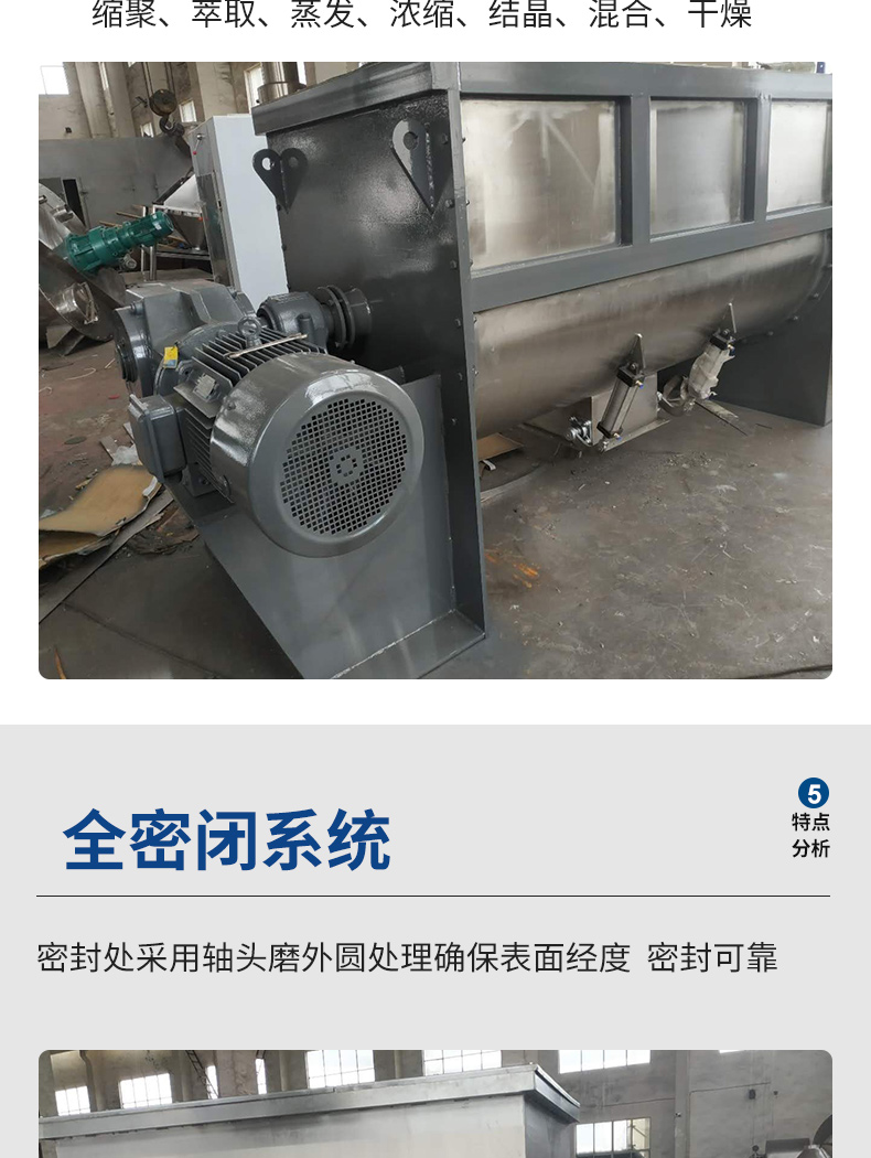 Customization of environmentally friendly treatment equipment for hollow blade dryer, chemical sludge dryer