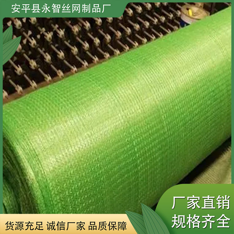 Polyethylene 2000 mesh six needle covered earth net, green covered earth dust net, construction site green net