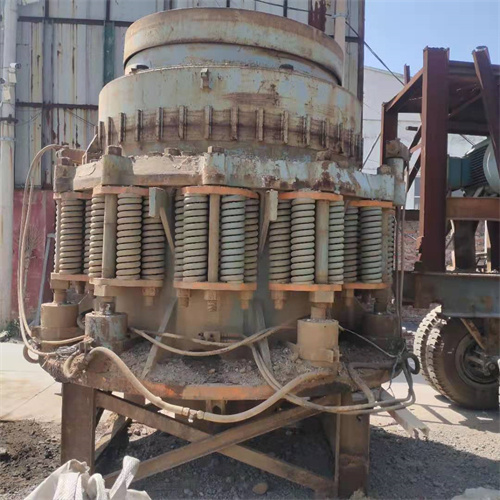 Used Double Gold SJ1400 Spring Cone Crusher Granite Hard Stone Crusher