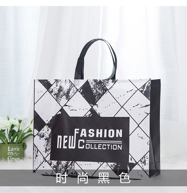 Non woven tote bag printed with logo, covered with film, advertising, tote bag in stock, education, promotion, shopping bag printing