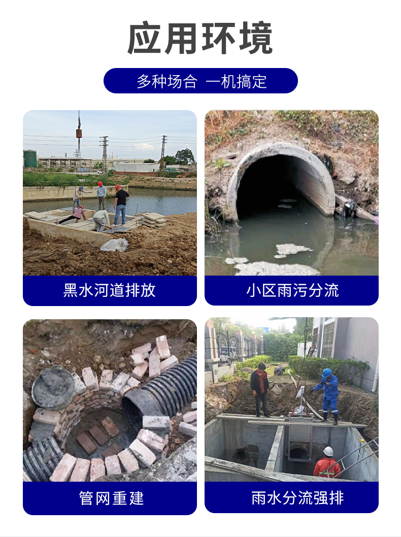 Integrated interception well rainwater and sewage diversion equipment made of Hongyang Technology stainless steel material