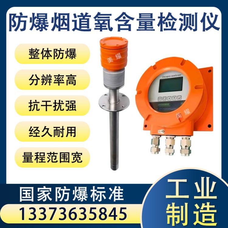 防爆氧化锆分析仪锅炉烟道氧含量检测仪耐高温
