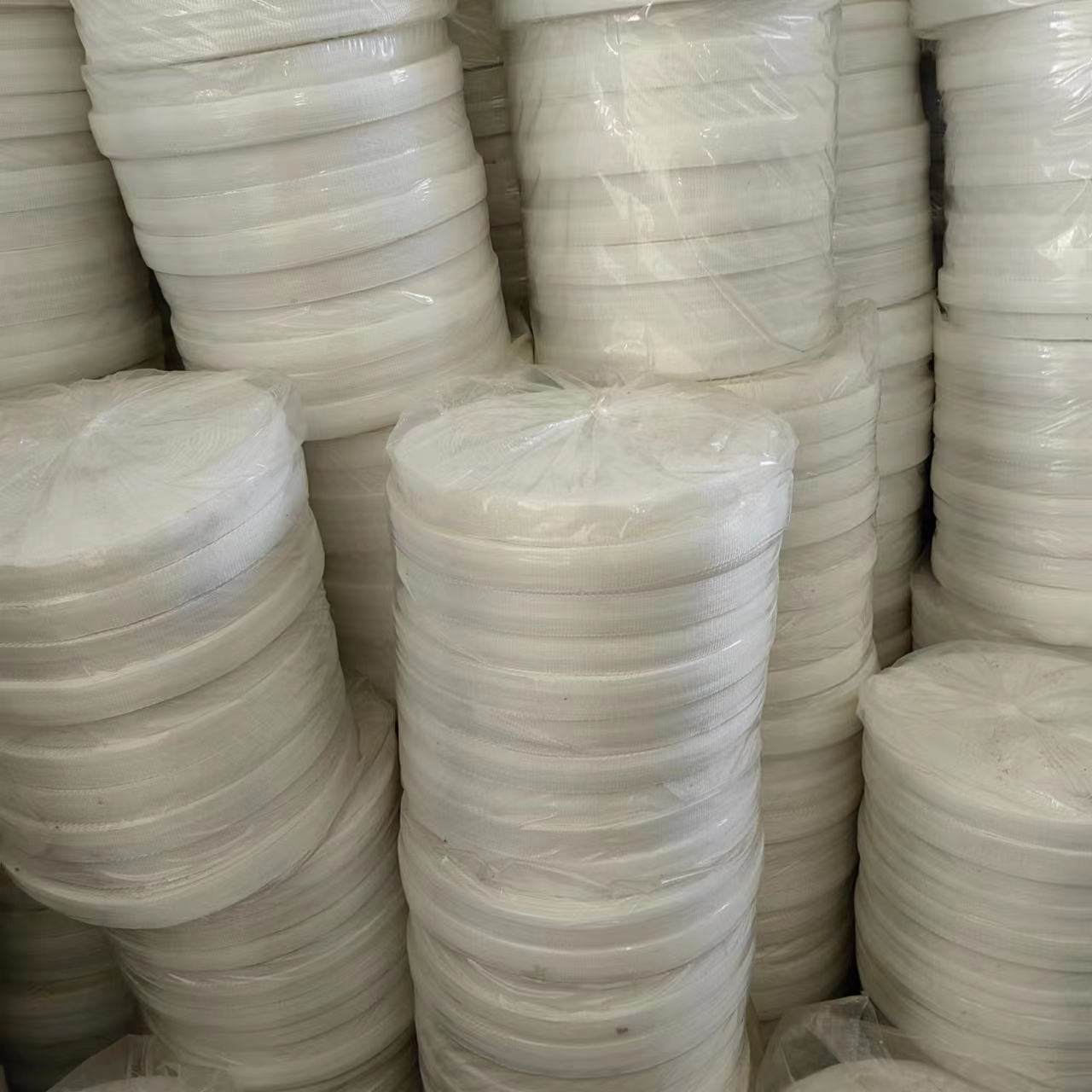 Manufacturer of polyester filament high-strength white pressure mold with pressure film rope for greenhouse accessories