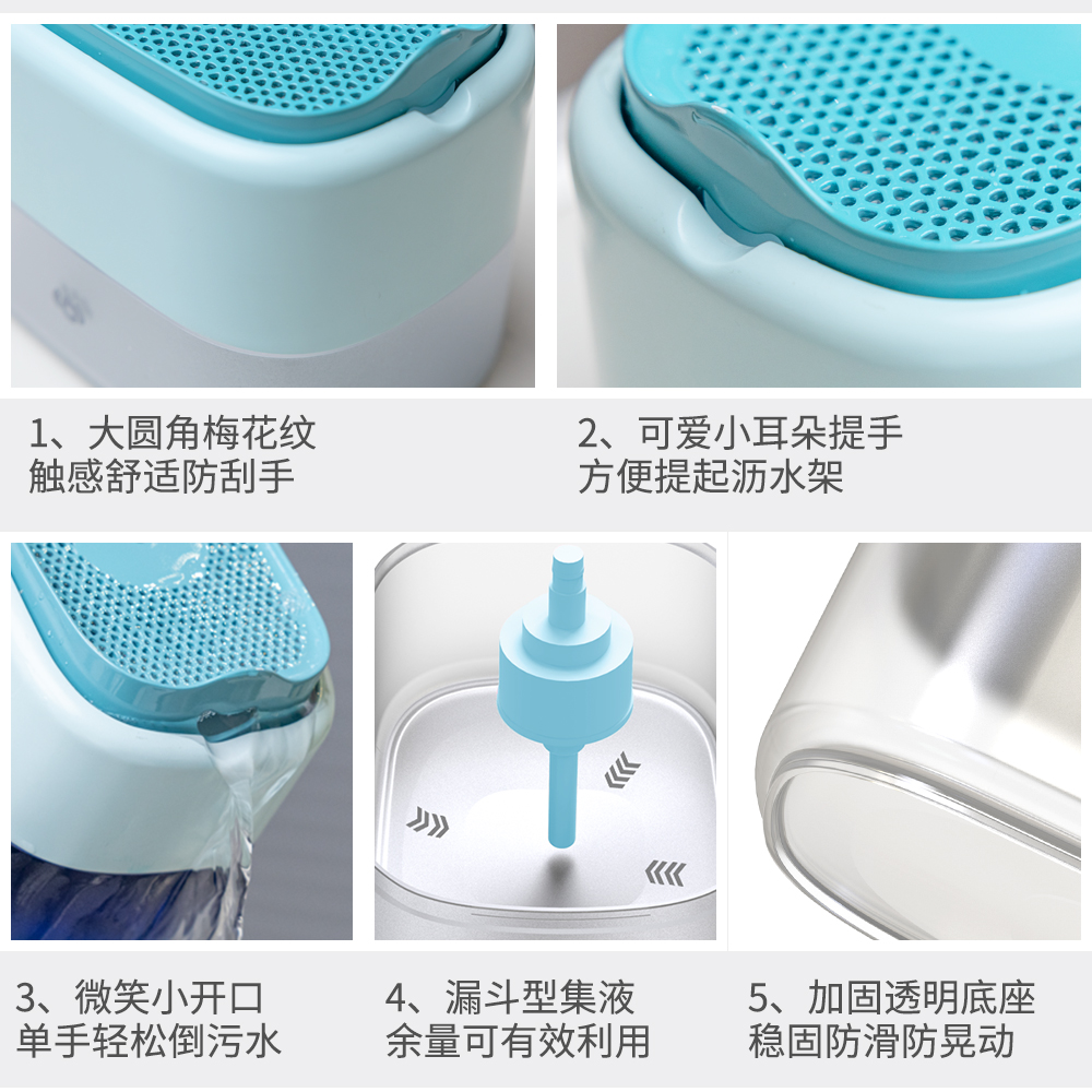 Dishwashing liquid subpackage kitchen Scouring pad automatic dispenser press soap outlet dishwashing pan outlet box