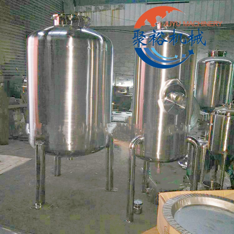 Juyu inclined edge 304 stainless steel conical hopper storage tank funnel fermentation barrel can be customized