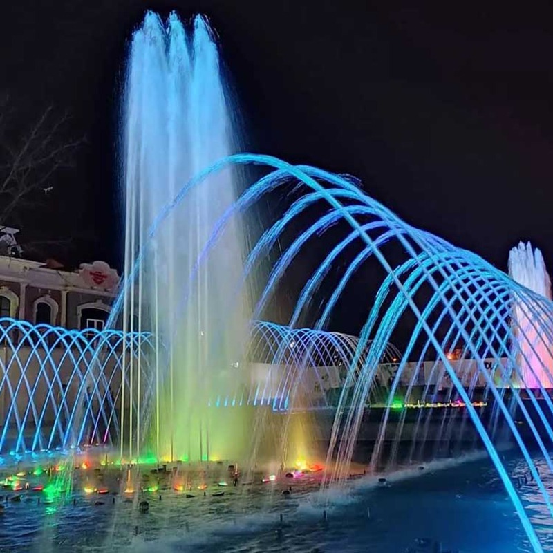 Wave Light Fountain Small and Medium Sized Sprinklers Jumping Springs, Flower Pillars, Artificial Water Features, Fish Ponds, Courtyards, Landscape and Water Circulation