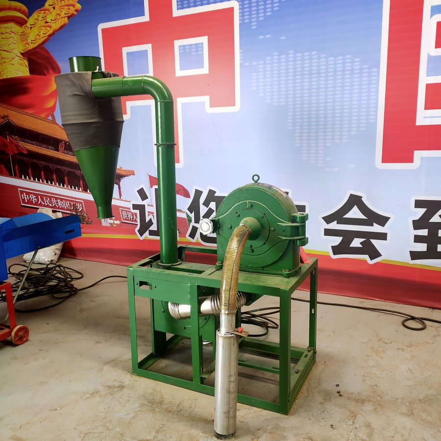 碳钢齿盘粉碎机 小型玉米面绿豆粉加工设备 饲料加工粉碎机 小麦研磨