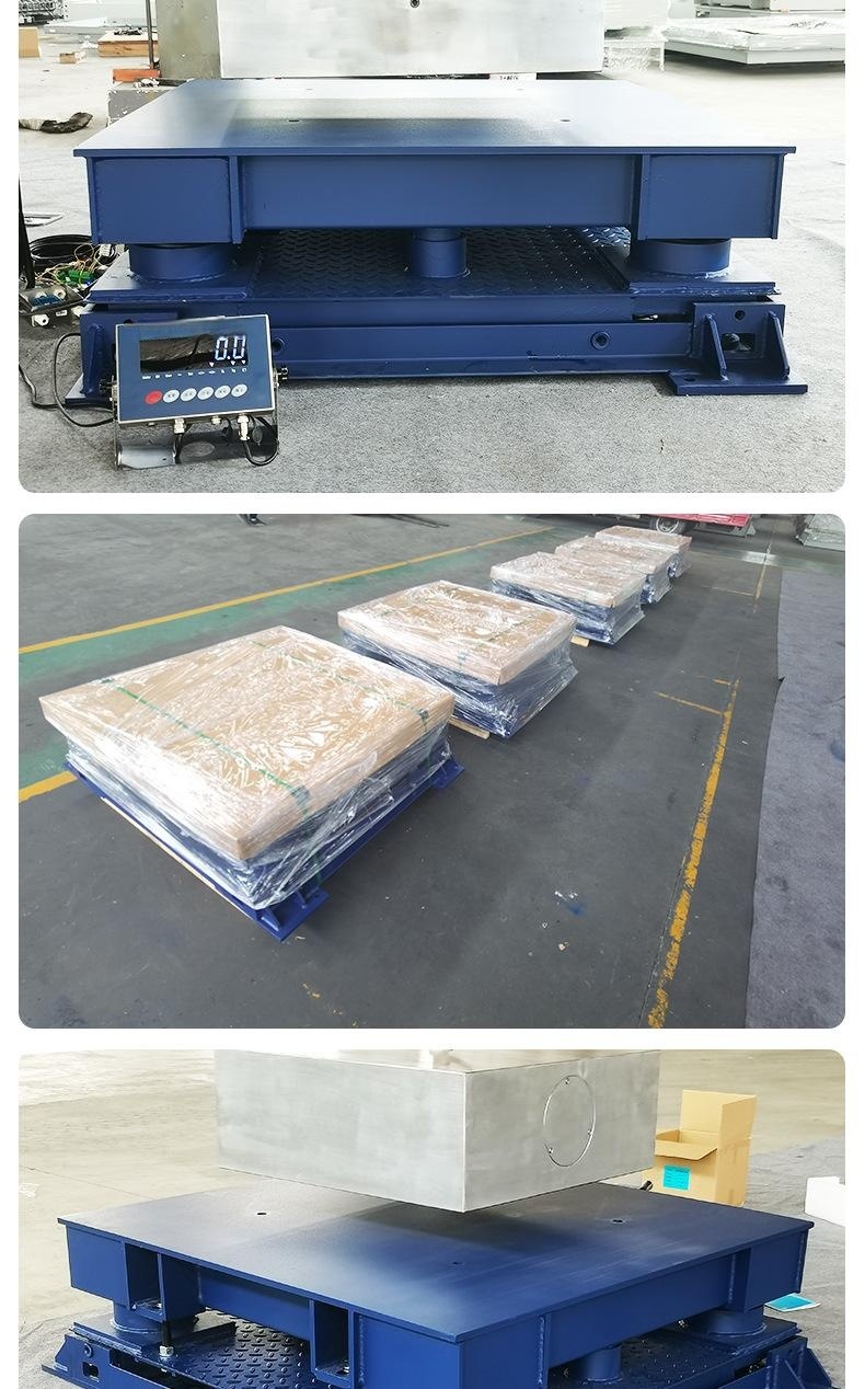 Impact resistant electronic steel scale, 3-ton buffer platform scale, 5-ton spring steel coil impact weighbridge scale