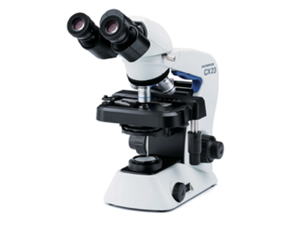 Olympus Microscope Model CX33 Ceramic Stage Design Large Field Eyepiece Observation System