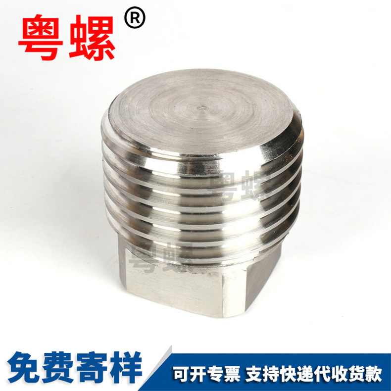 Stainless steel outer square plug, oil plug, blind pipe plug, all supporting specifications