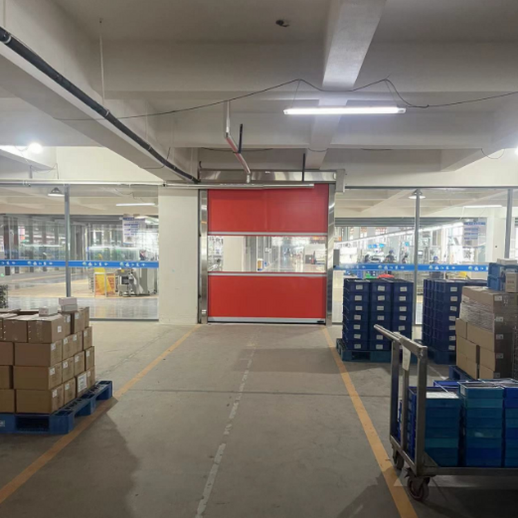 腾晟门业工业快速门无尘自动感应提升门适用于多场景美观大方