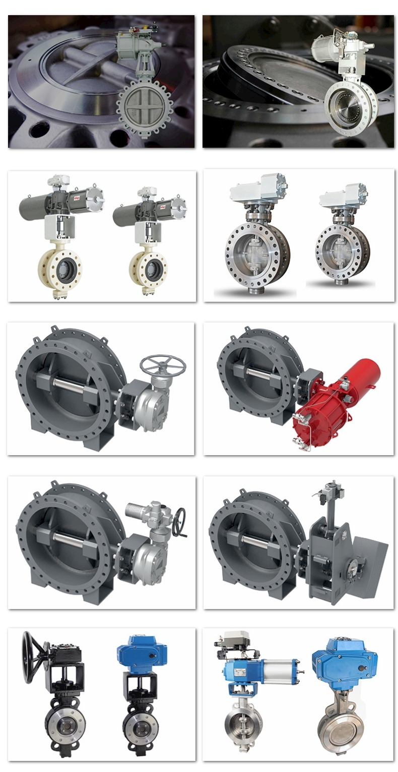 NICO imported American standard lug butterfly valve, pneumatic wafer type manual worm gear handle, American Nico brand