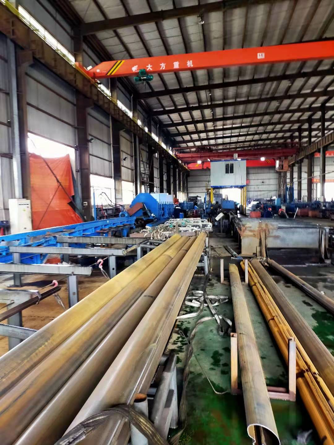 50 * 50 square tube, 4 thick structural pipes, straight seam welded pipe, Q235B pipe for tower crane