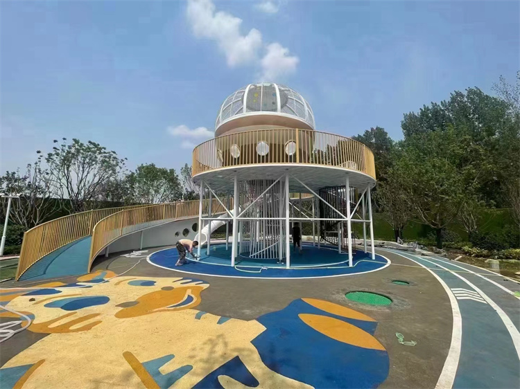 Forest Park EPDM Jianbadao Community Kindergarten Amusement Park Ground Crown Sports