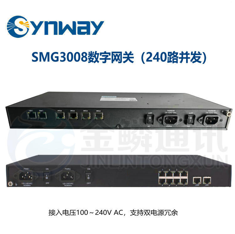 Synway Sanhui SMG3008 Digital Gateway 240 Route 8E1 Relay Media Gateway TG Integrated Access Equipment