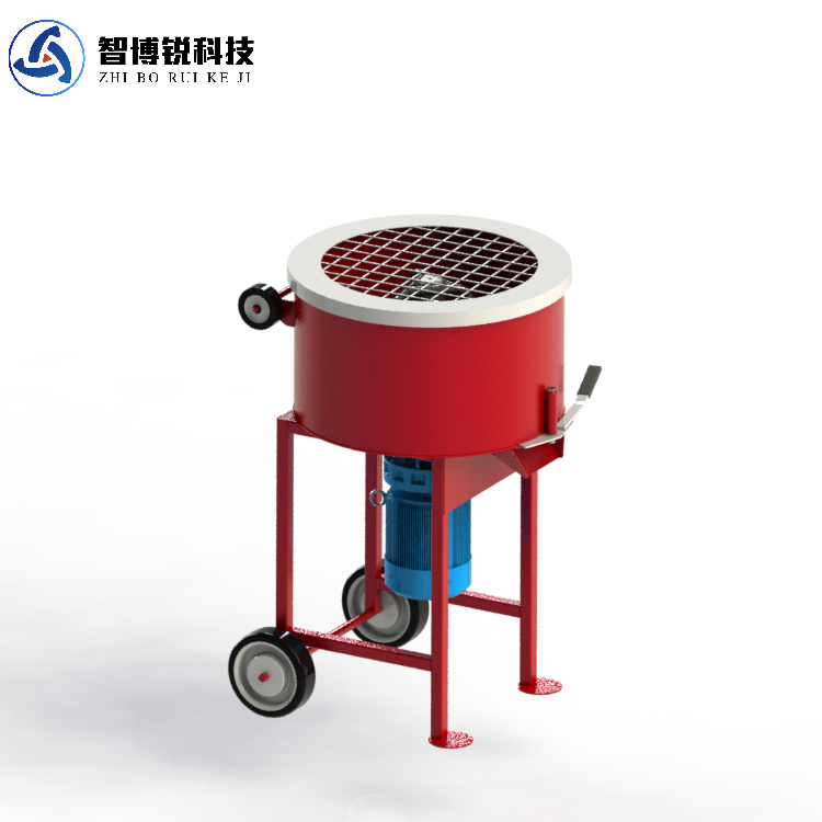 Zhibo Rui_ Production of M80 small UHPC high-performance mixer for laboratory construction mortar mixing