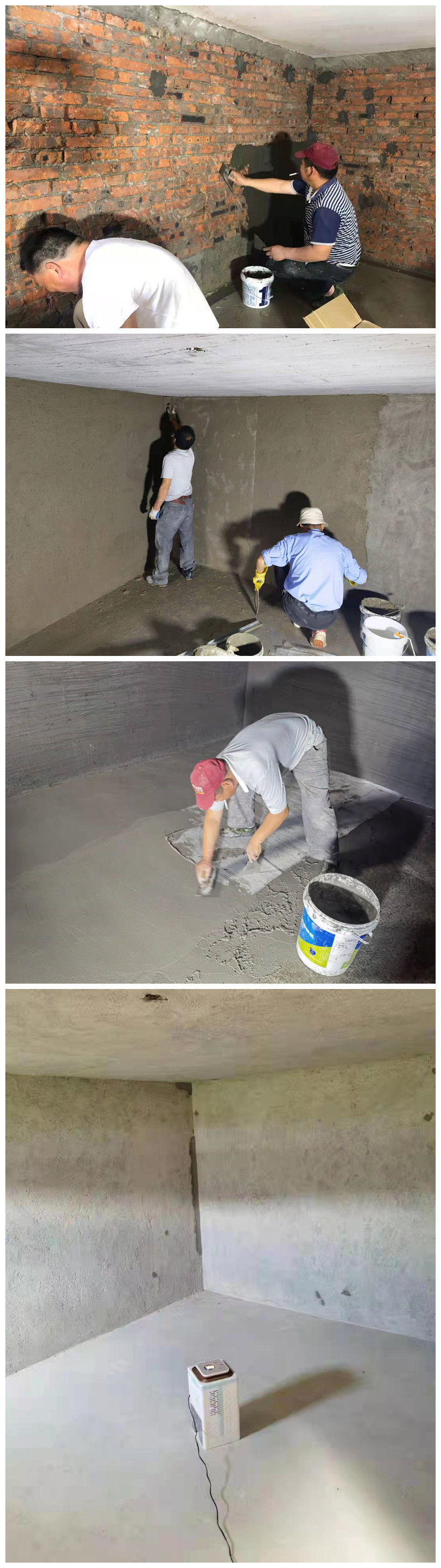 Waterproof mortar, inorganic aluminum salt waterproof coating, impermeable mortar, polymer cement mortar