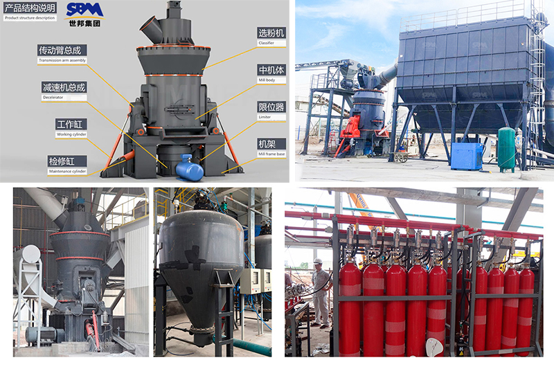 300 ton daily mineral powder machine complete set of mineral powder grinding equipment Vertical grinding machine