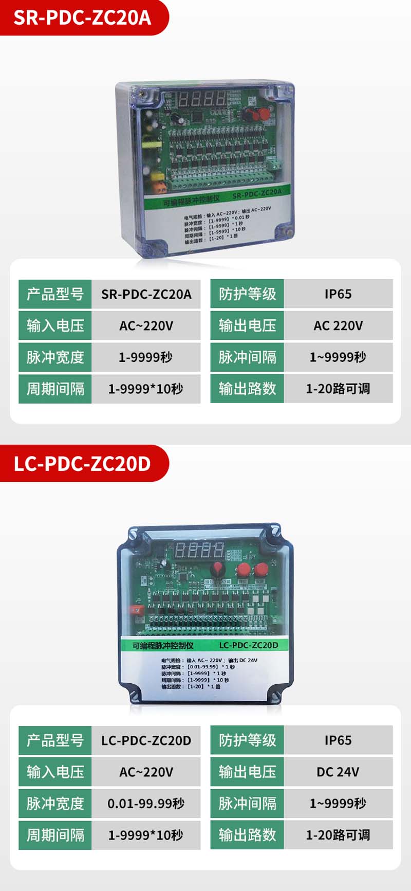 Pulse control instrument engineering plastic shell Xinjunze dust removal equipment model JMDZ202303