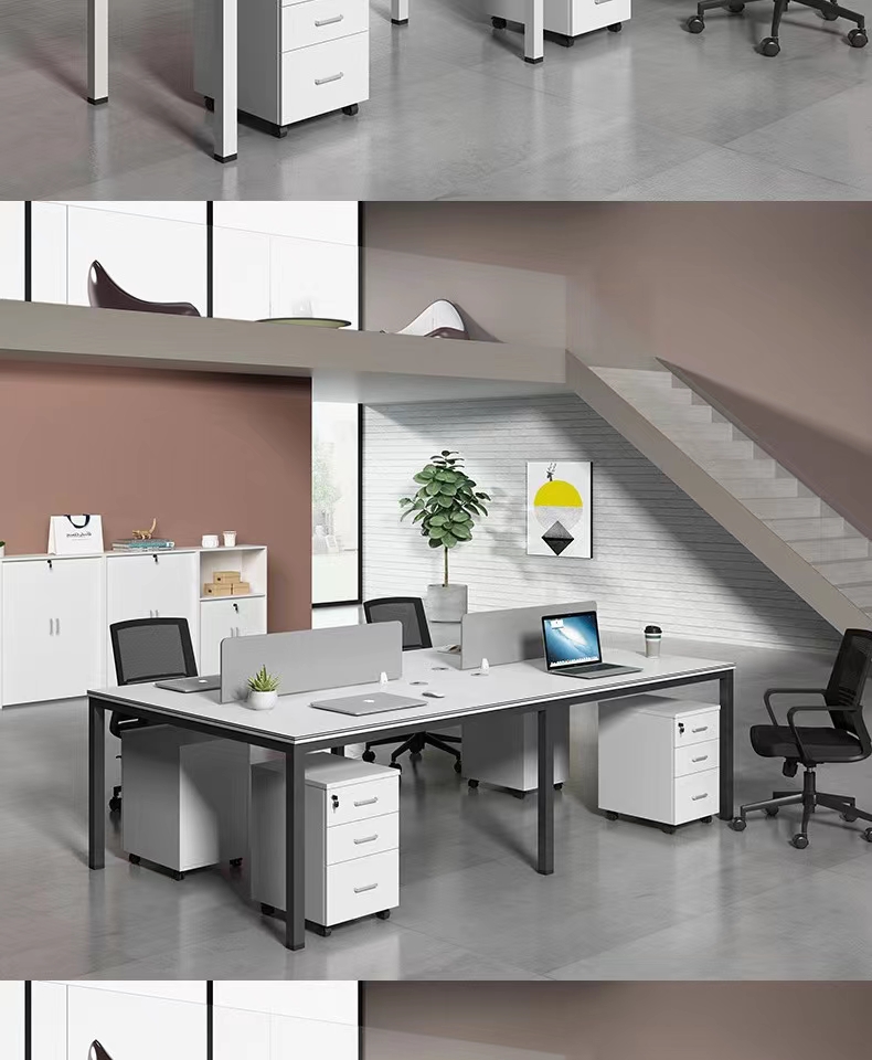 Office desks, staff, desk and chair combinations, and office furniture support customization