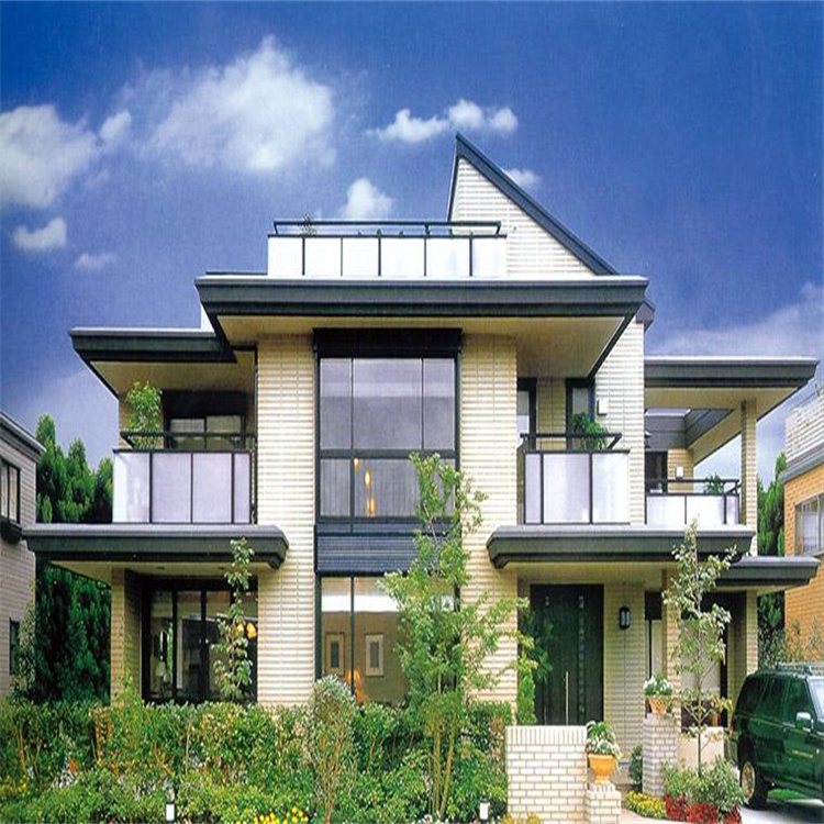 Qingdao two-story light steel villas, light steel residential manufacturers provide supporting structural panels with a thickness of 12mm