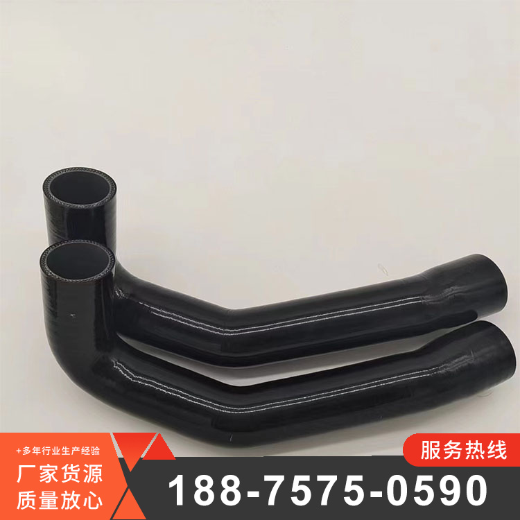 Manufacturer's supply of automotive silicone hose 90 degree elbow cloth silicone hose turbocharger rubber hose